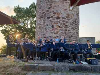 Feuerwehrmusikanten auf dem Turmfest 2023